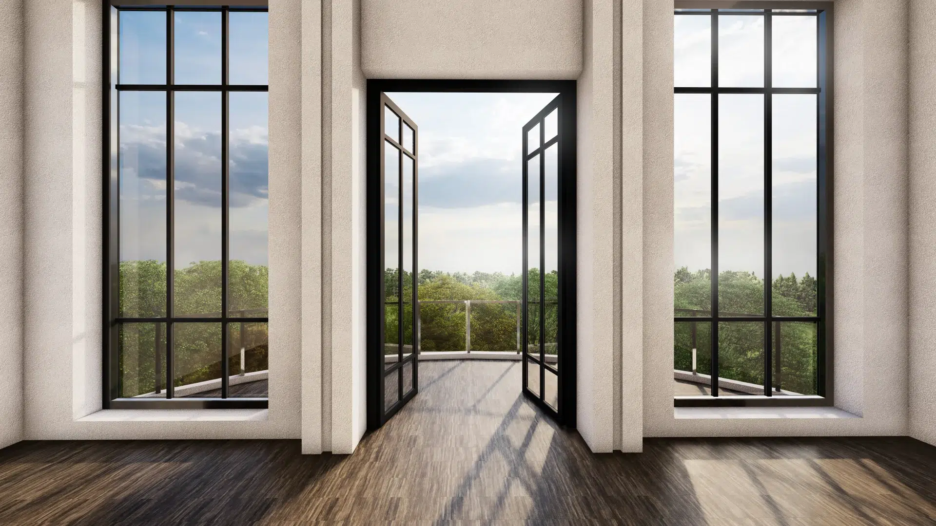 VLX 100 Double Swing / French Door in Kendall, FL | Sightline Windows & Doors Kendall - detail 1